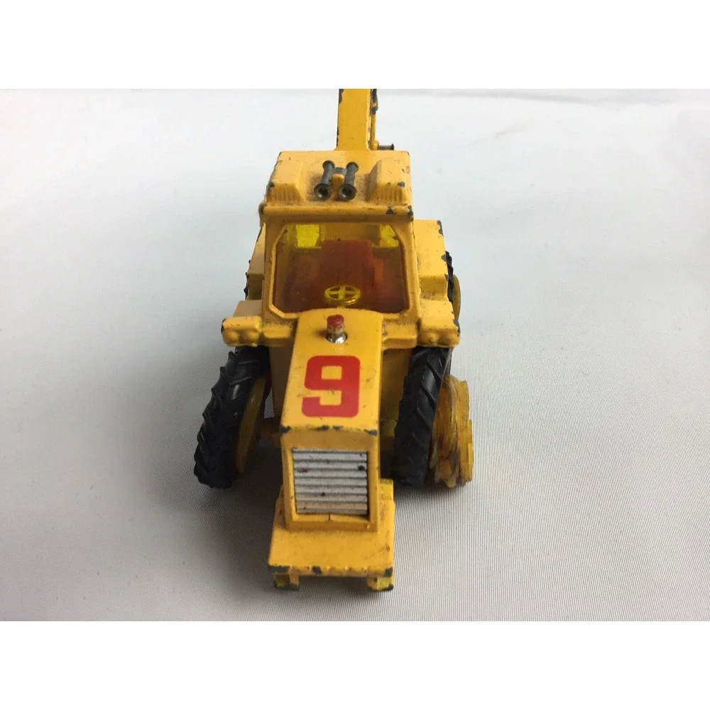 Vintage‎ Matchbox Super Kings Construction Tractor Yellow Truck